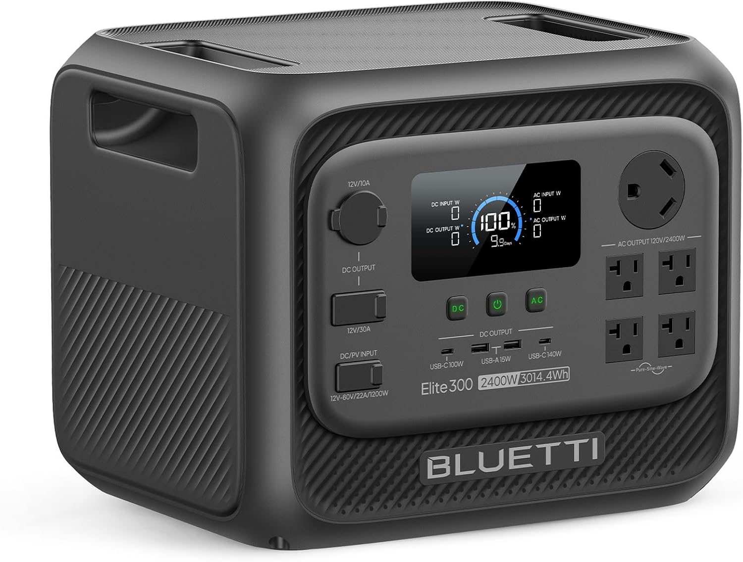Bluetti AC500 + B300S — 3072Wh Modular System with 5000W Output