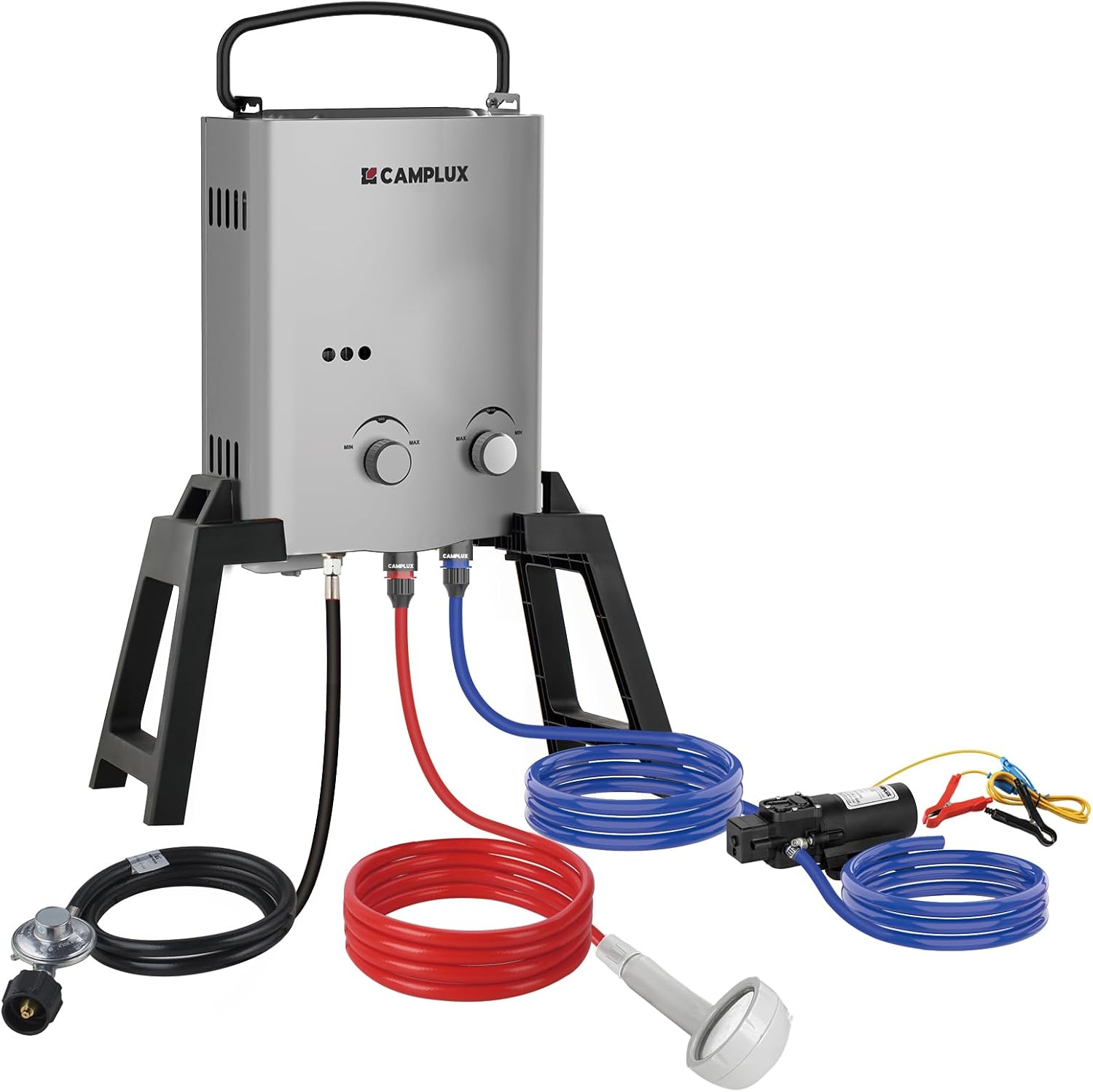 CAMPLUX 1.32 GPM Portable Propane Tankless Water Heater